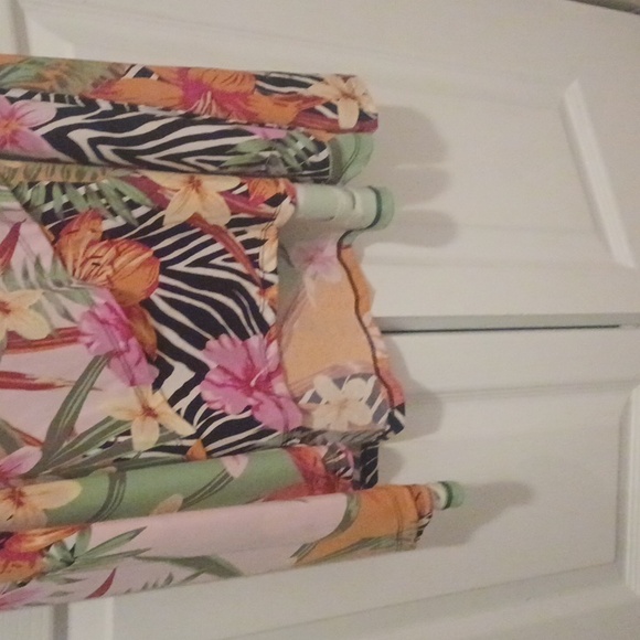 TROPICAL DRESS, FLOWERS AND ZEBRA PRINT PLUS SIZE 3X. NWT - Picture 3 of 5